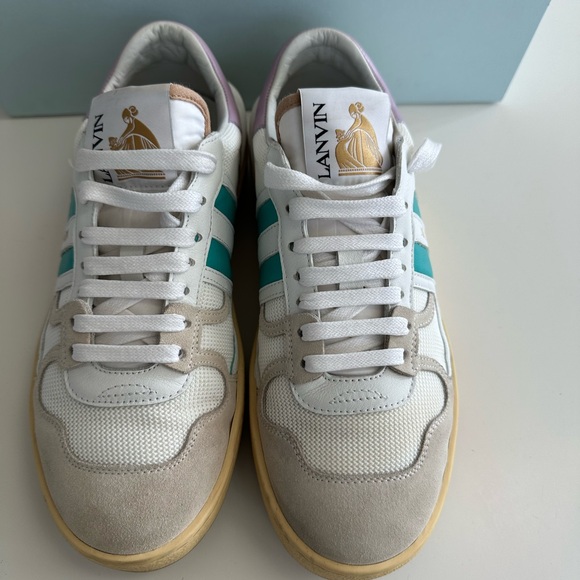 LANVIN WOMENS Clay Low Top Sneakers - Picture 6 of 9